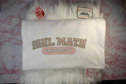Girl Math University Tee